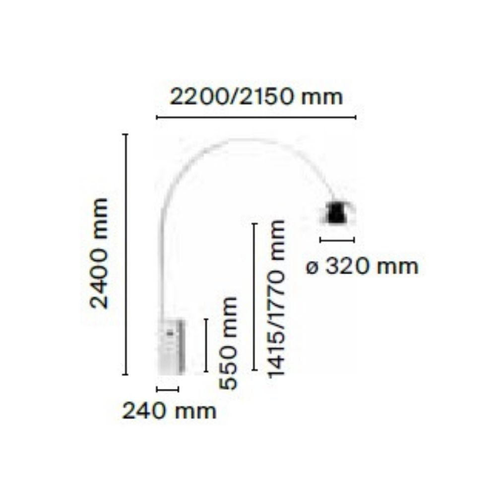 Lampada da terra ARCO LED - FLOS - Bettineschi Luce